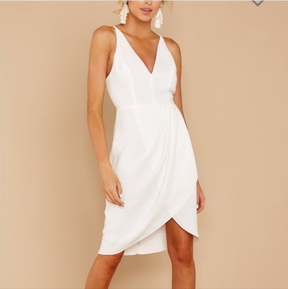 NWT Do+Be Fiercely You White Midi Dress Size Small